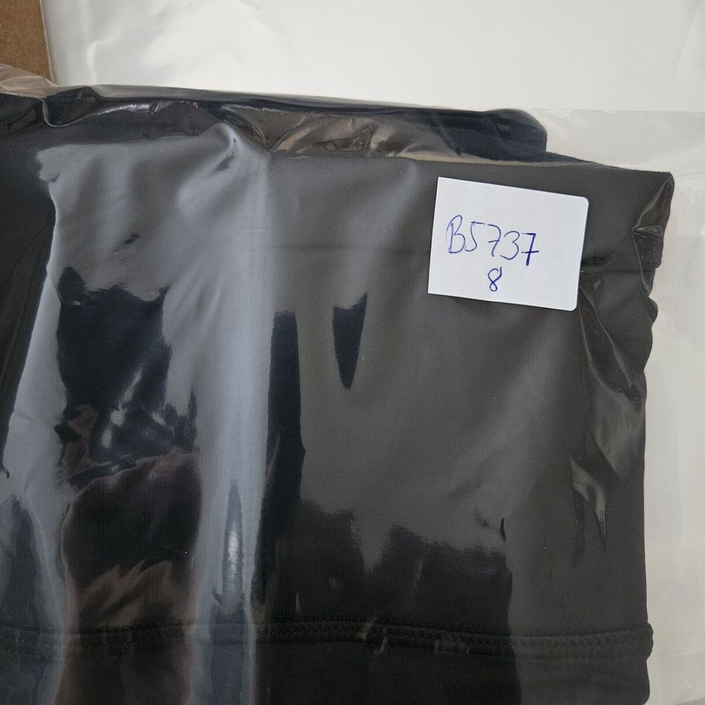 Lululemon Legging Size 4 Run With The Sun Crop‎ Black Mesh Reflective Detail Gym - Picture 11 of 11